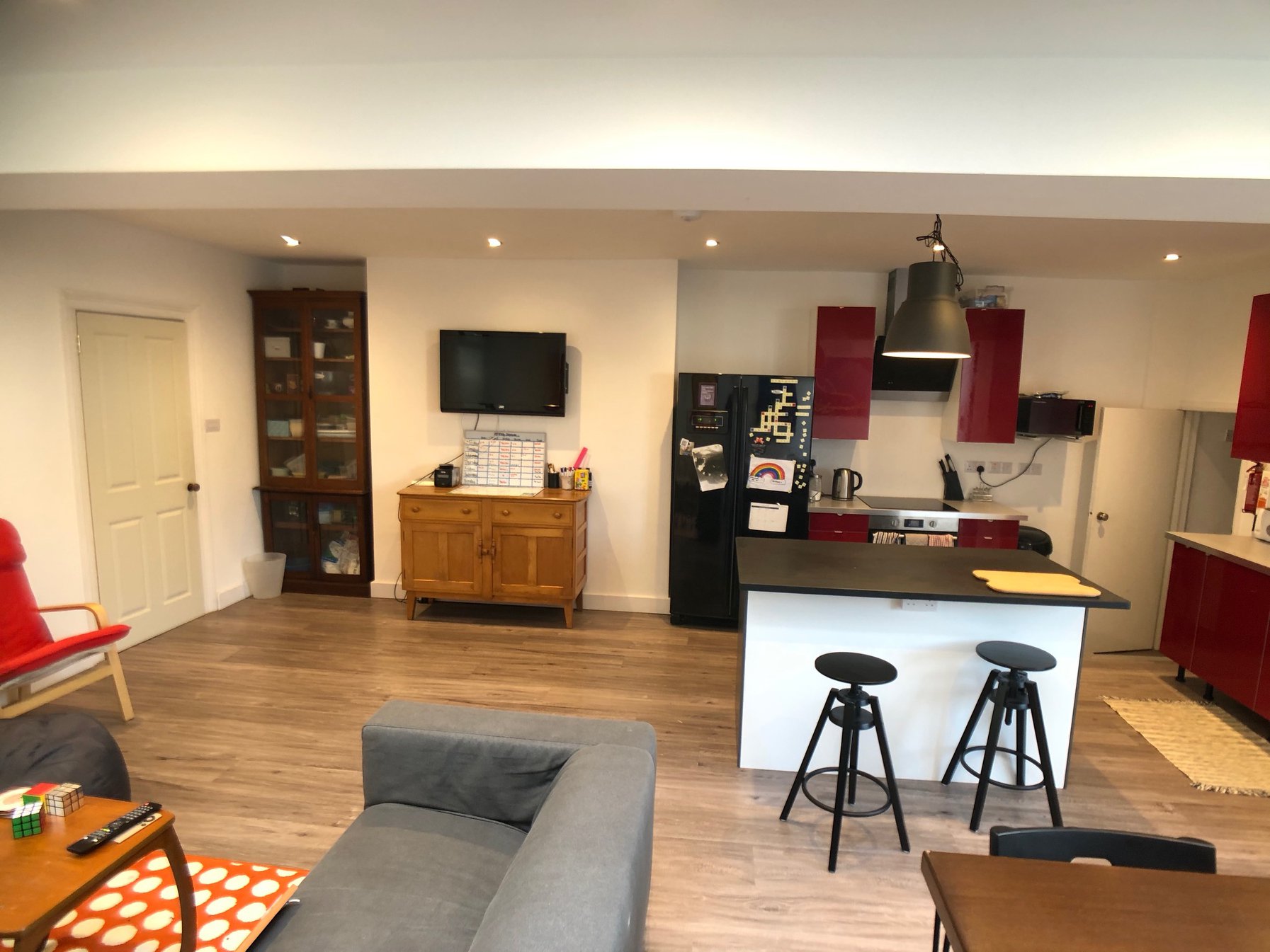 Photo of sitting room in student house on Lisson Grove, Plymouth